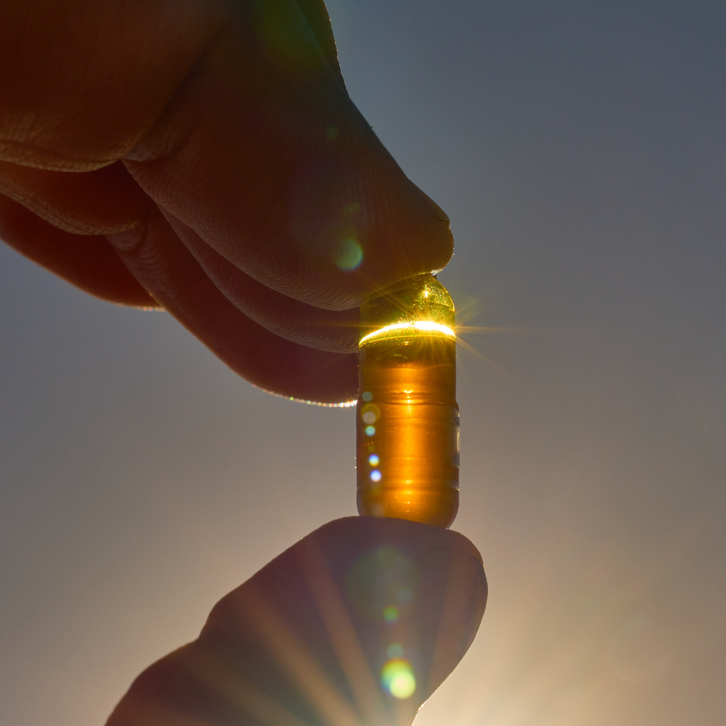 Gold capsule