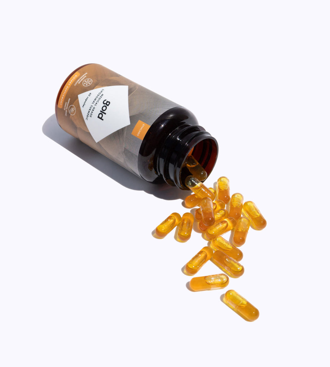 Gold | Medical Grade Liposomal Turmeric Curcumin Supplement | 60ct Capsules