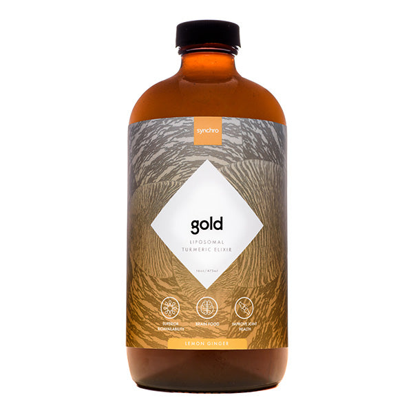 Gold | Liposomal Turmeric Elixir (Lemon Ginger Flavor)