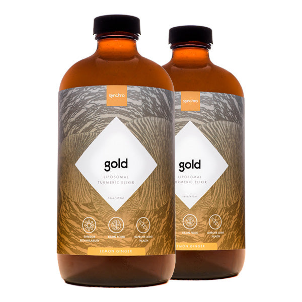 Gold | Liposomal Turmeric Elixir (Lemon Ginger Flavor)