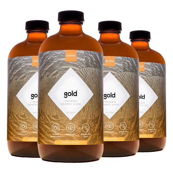 Gold | Liposomal Turmeric Elixir (Lemon Ginger Flavor)